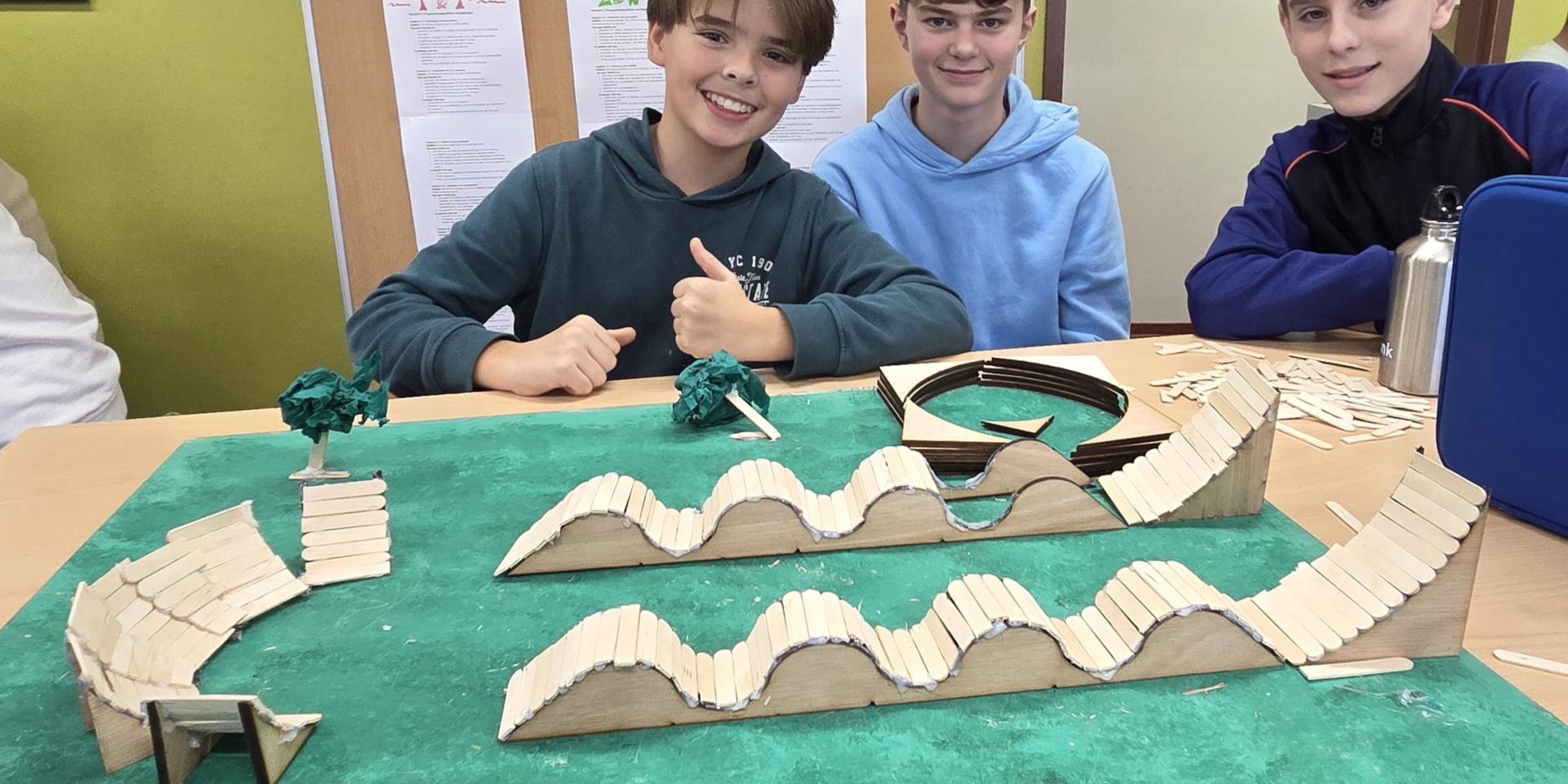 Scholieren Kaj Munk presenteren ontwerp voor deelgebied PARK21