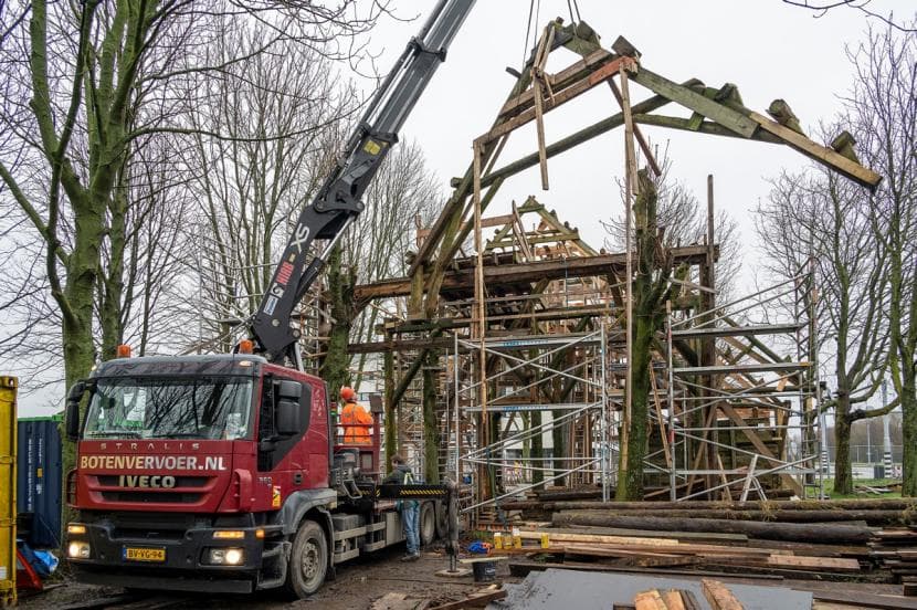 Bouw Gerritshoeve in beeld