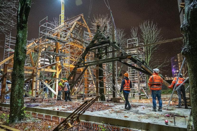 Bouw Gerritshoeve in beeld