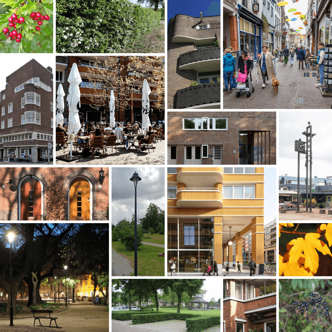 Indruk van stijl en sfeer centrum