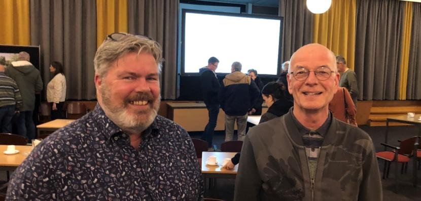 Op de foto: Peter Boogaard en Peter Bootsman van de klankbordgroep Welgelegen.