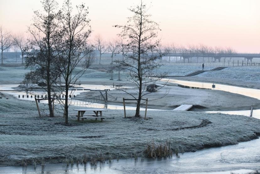 Afbeelding, foto: Park21 in de winter