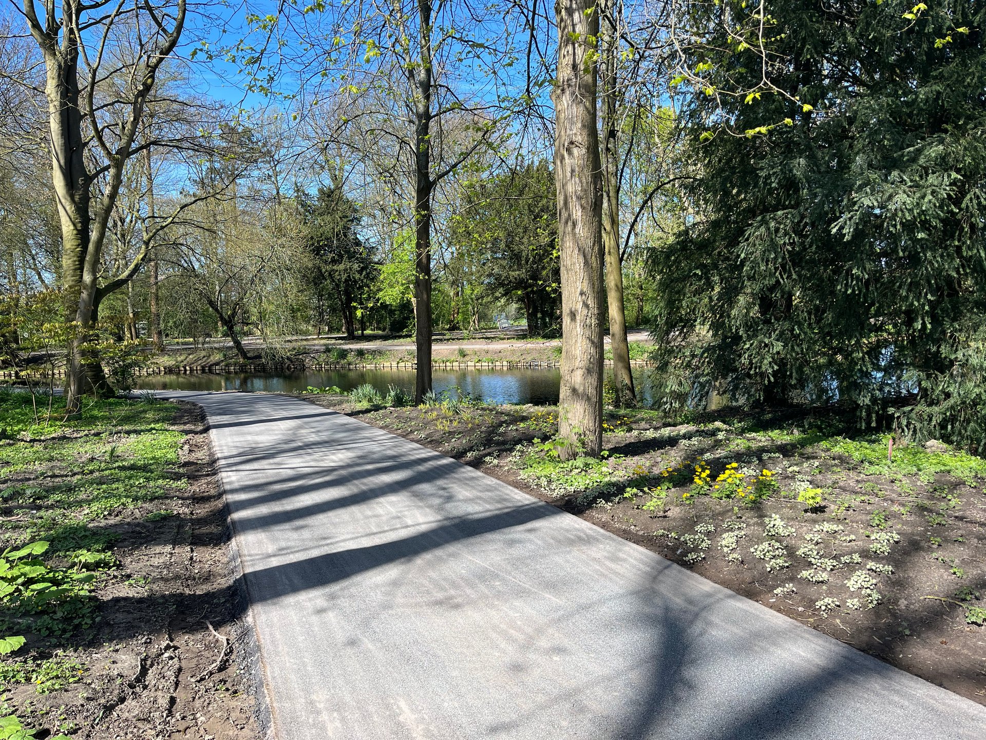 Foto: Indruk van het rondje park.