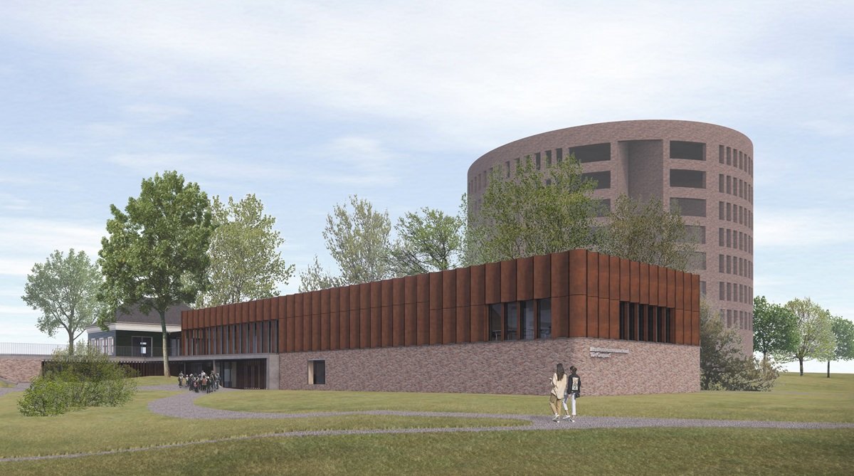 Impressie van het nieuwe gebouw