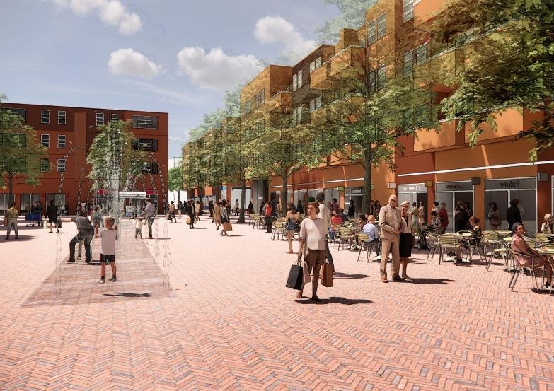 Afbeelding: impressie : een van de sfeerbeelden van Centrum Midden.