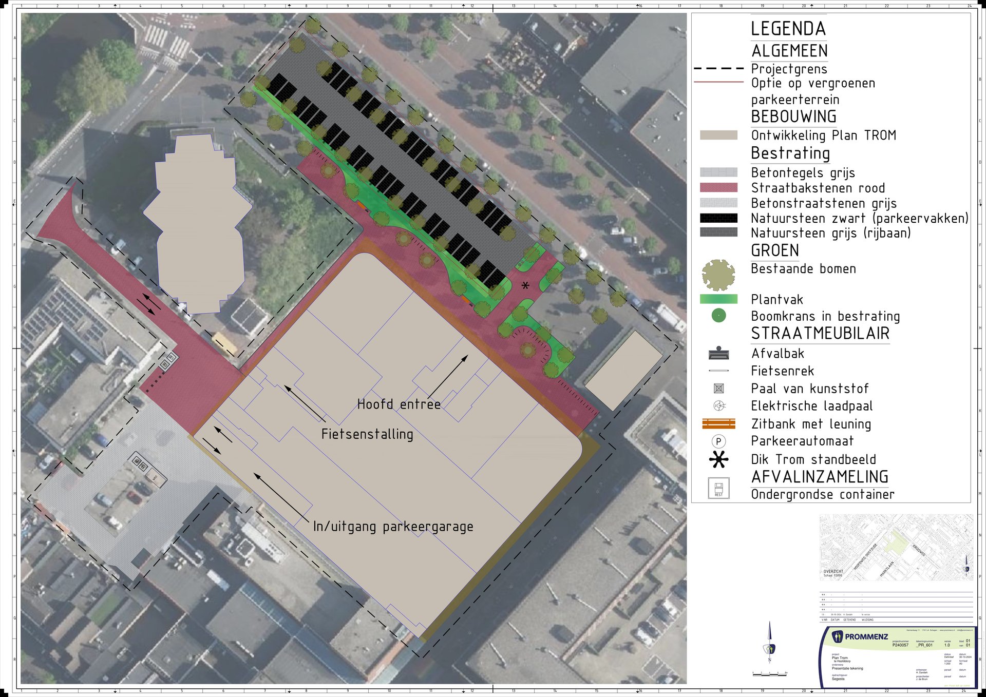 Voorlopig ontwerp openbare ruimte Dik Tromplein