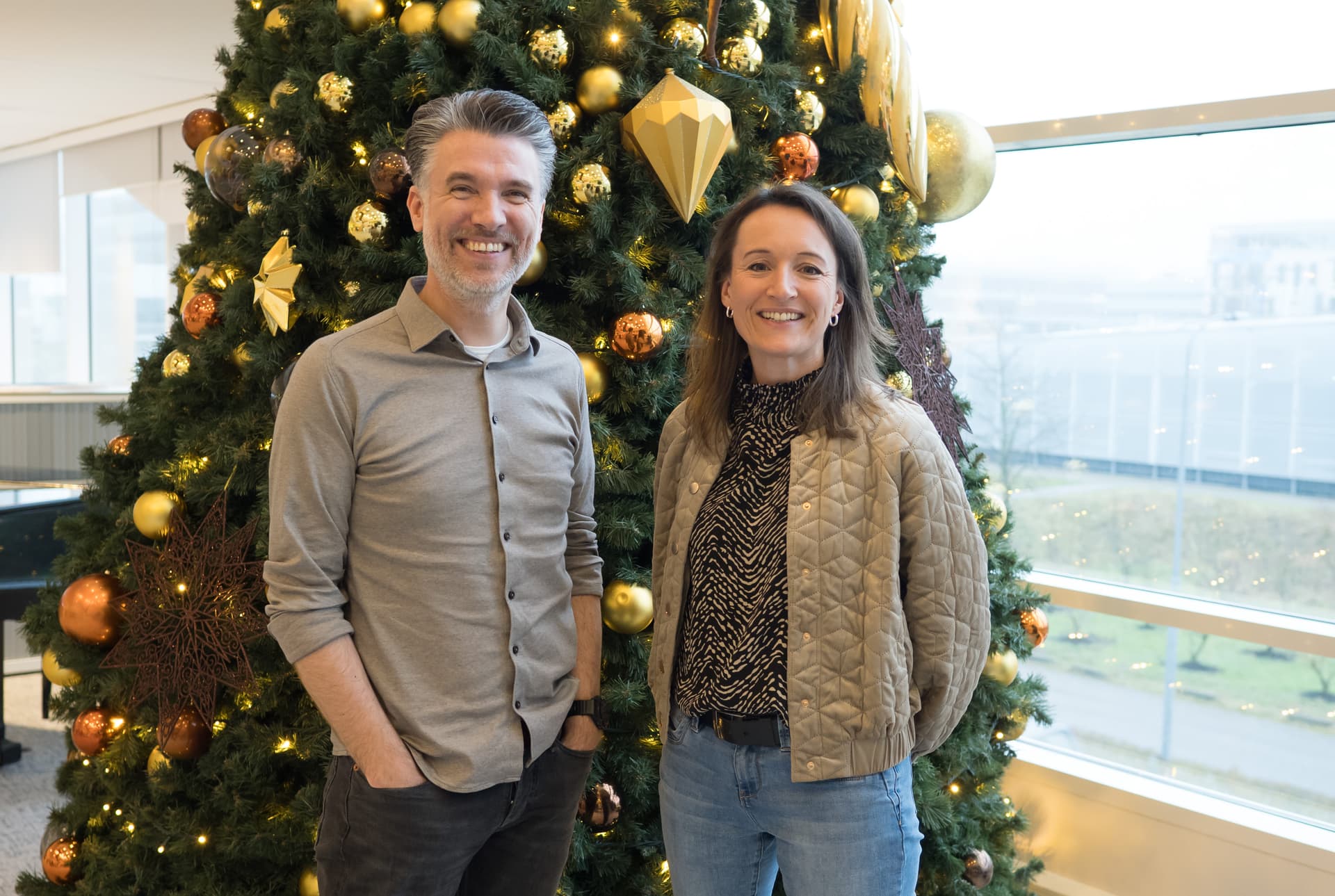foto: Programmamanagers Frank Velthuis en Judith van Wijk.