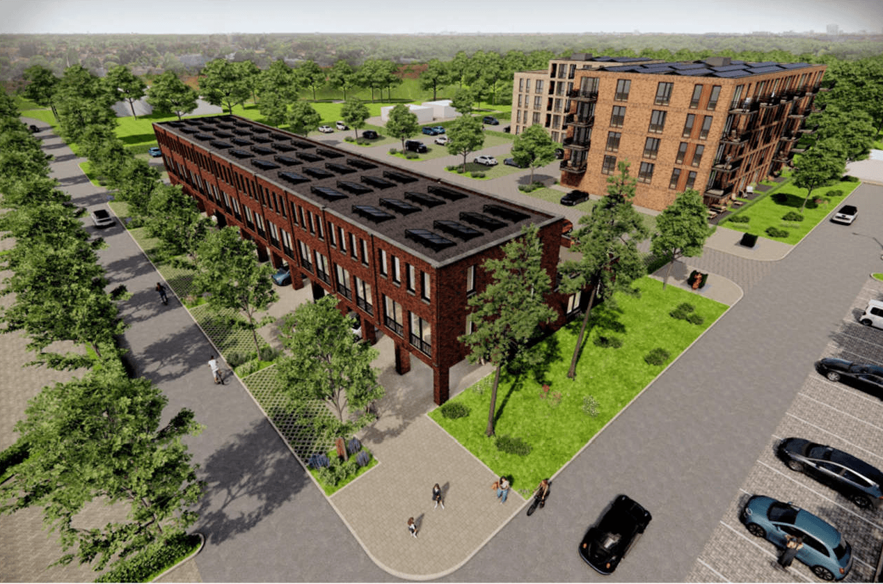 Ontwerp appartementengebouwen Jan van Gentstraat.