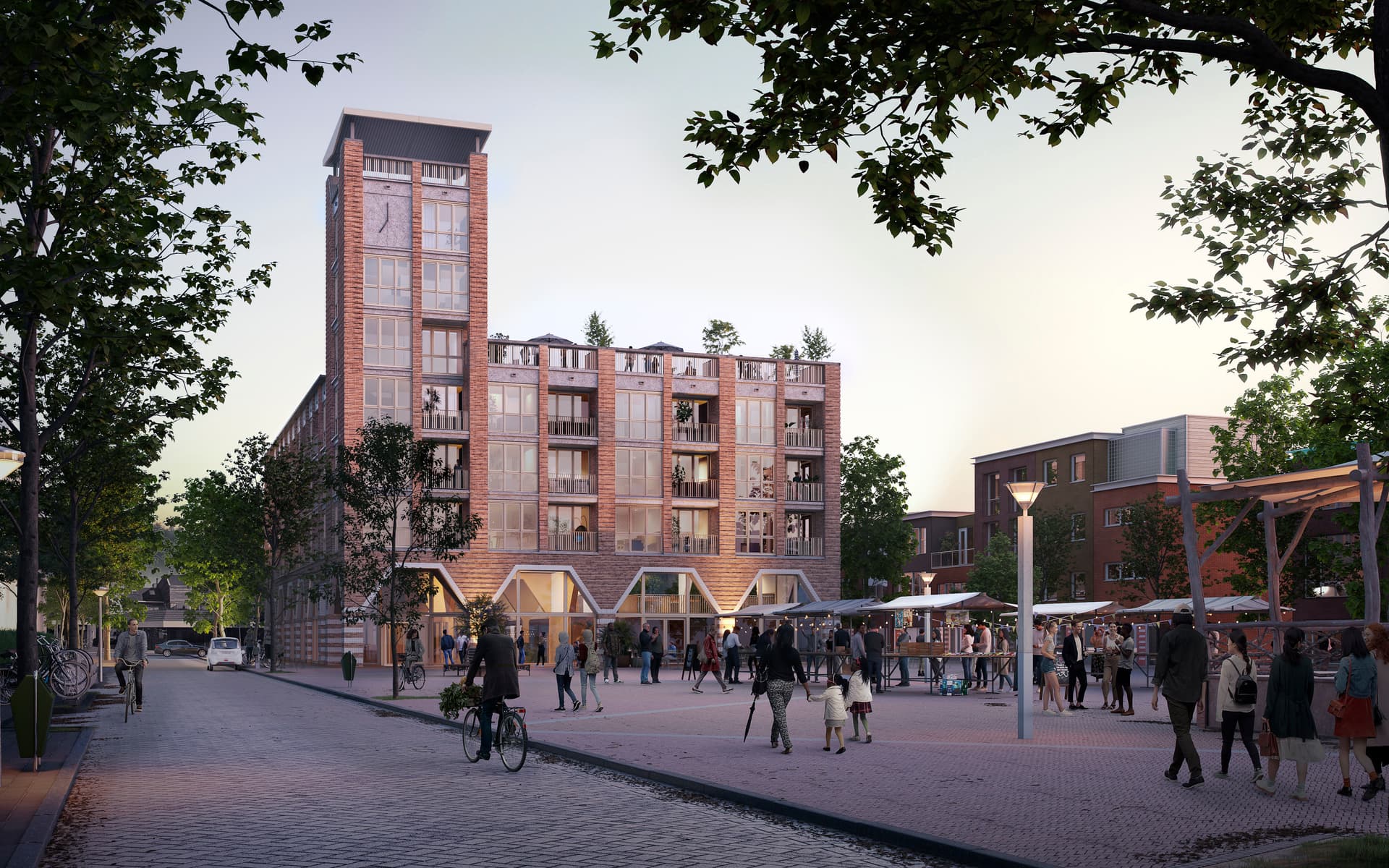 Impressie van het Marktgebouw