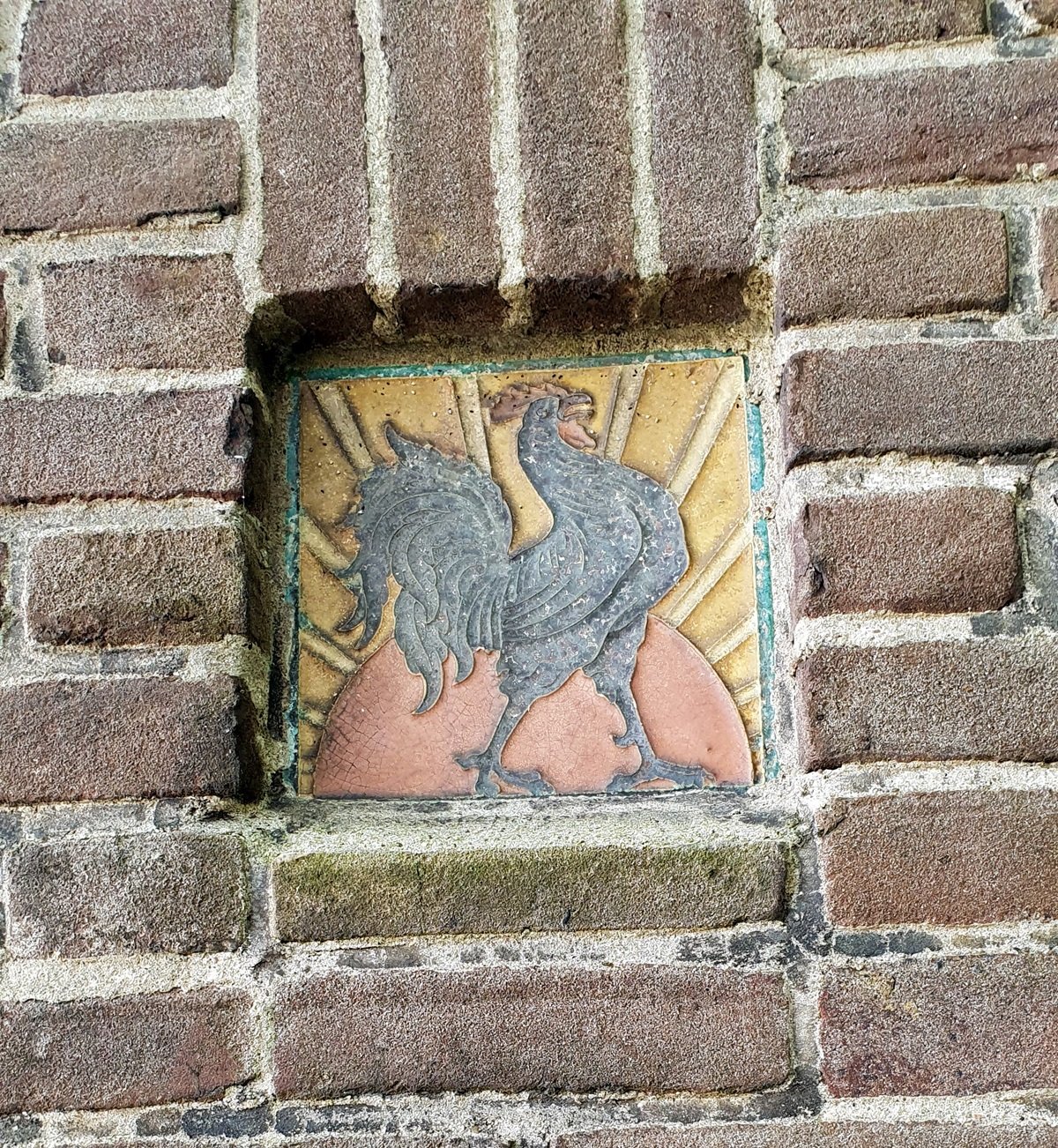 De tegel met de haan