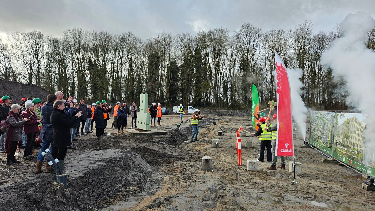 Start bouw Hoofdgebouw Wcikevoort