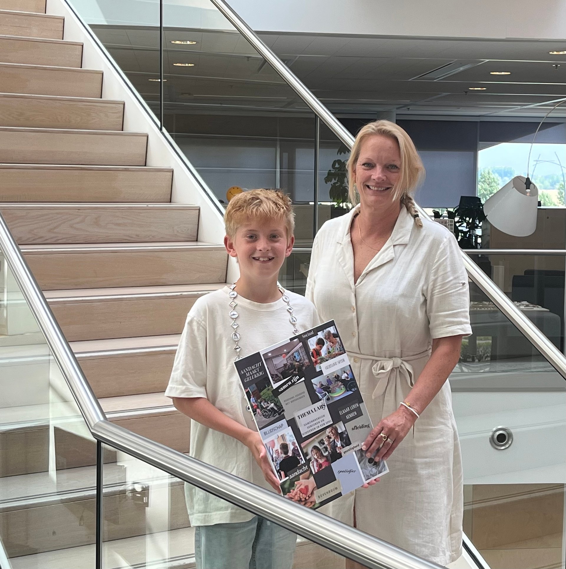 Lars wil dat Haarlemmermeerse schoolkinderen jaarlijks een bezoek brengen aan ouderen in Haarlemmermeerse verpleeghuizen. Foto: Gemeente Haarlemmermeer