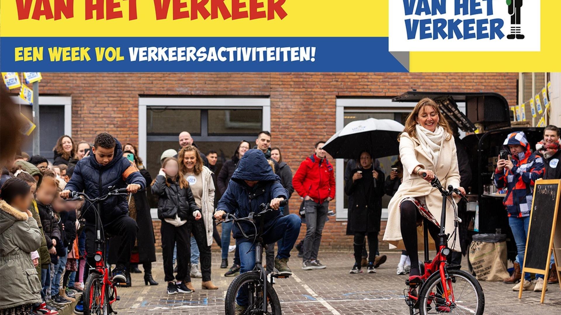 Wethouder Marja Ruigrok doet mee aan de slow biking challenge