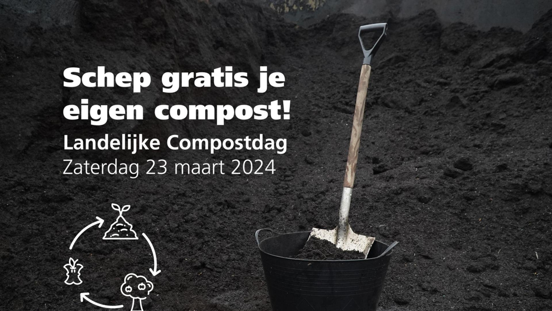 Inwoners kunnen op verschillende locaties gratis compost scheppen