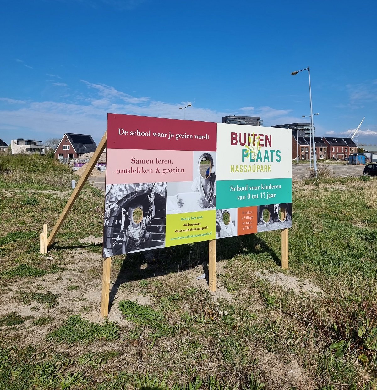 Bouwbord van Buitenplaats Nassaupark