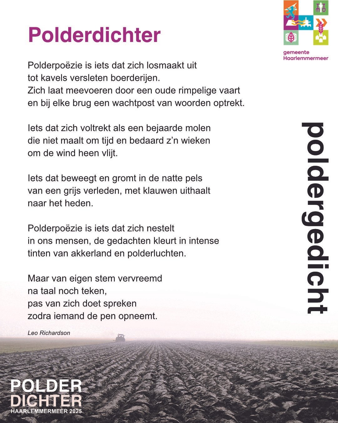 Gedicht van de Polderdichter