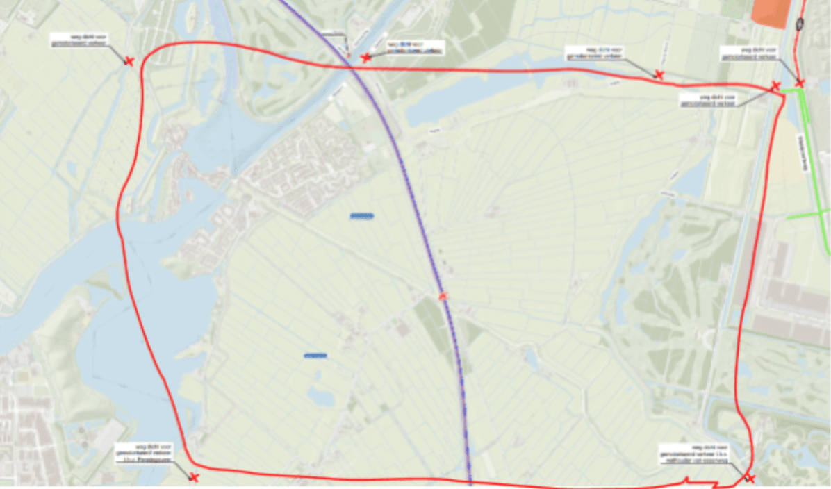 Ring 1: omgeving Spaarndam